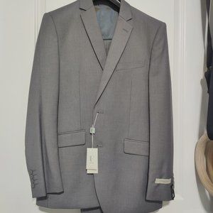 3-Piece Slim Fit Grey Suit